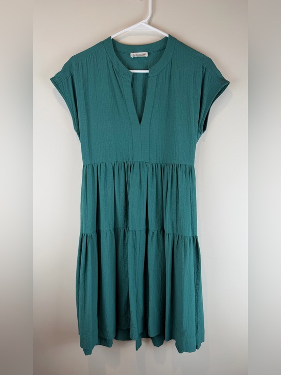 Calvin Klein Dresses & Skirts - Calvin Klein Teal Textured Dress Size 2 but runs like a 6